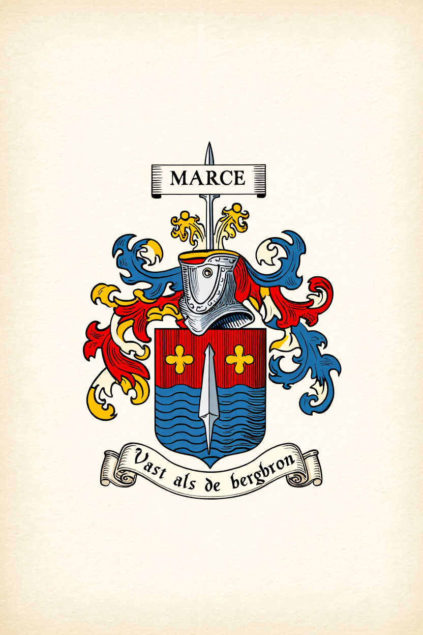 Familiewapen van de achternaam MARCE