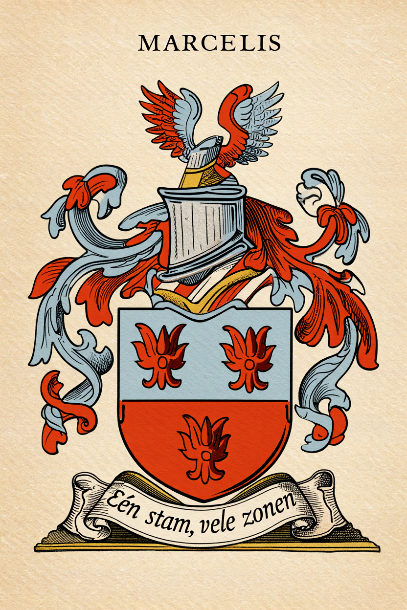 Familiewapen van de achternaam MARCELIS