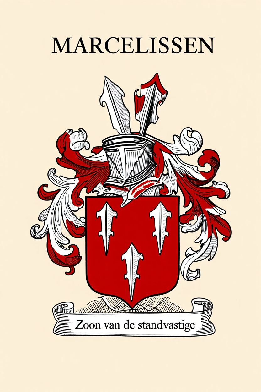 Familiewapen van de achternaam MARCELISSEN