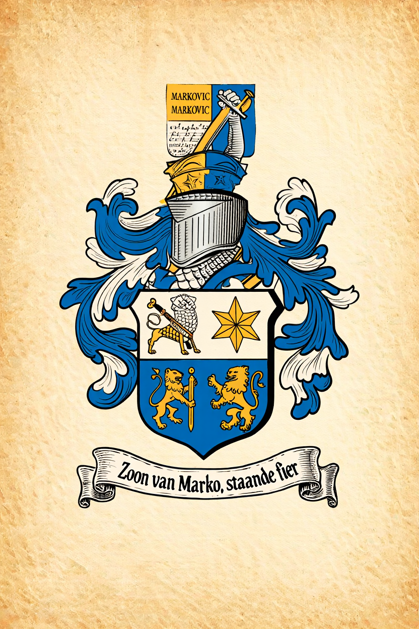 Familiewapen van de achternaam MARKOVIC