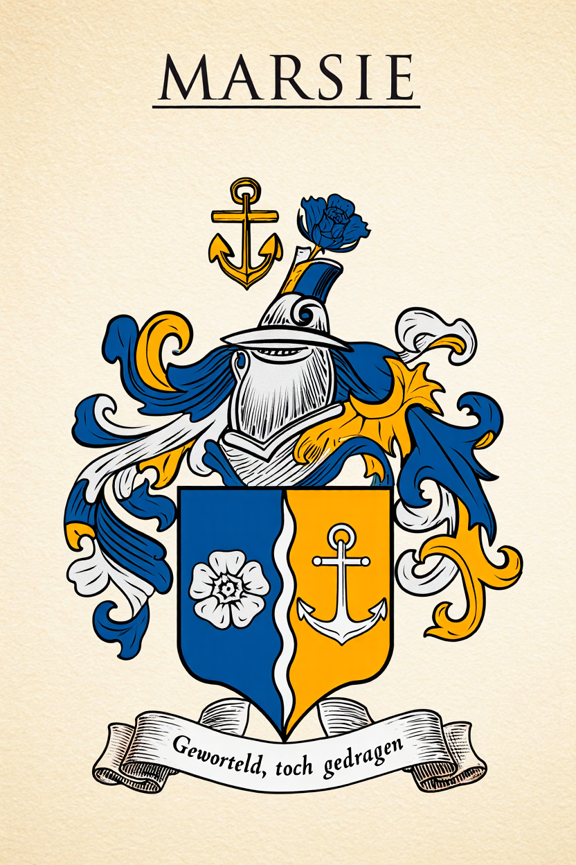Familiewapen van de achternaam MARSIE