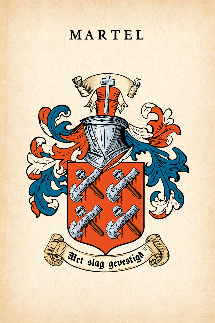 Familiewapen van de achternaam MARTEL