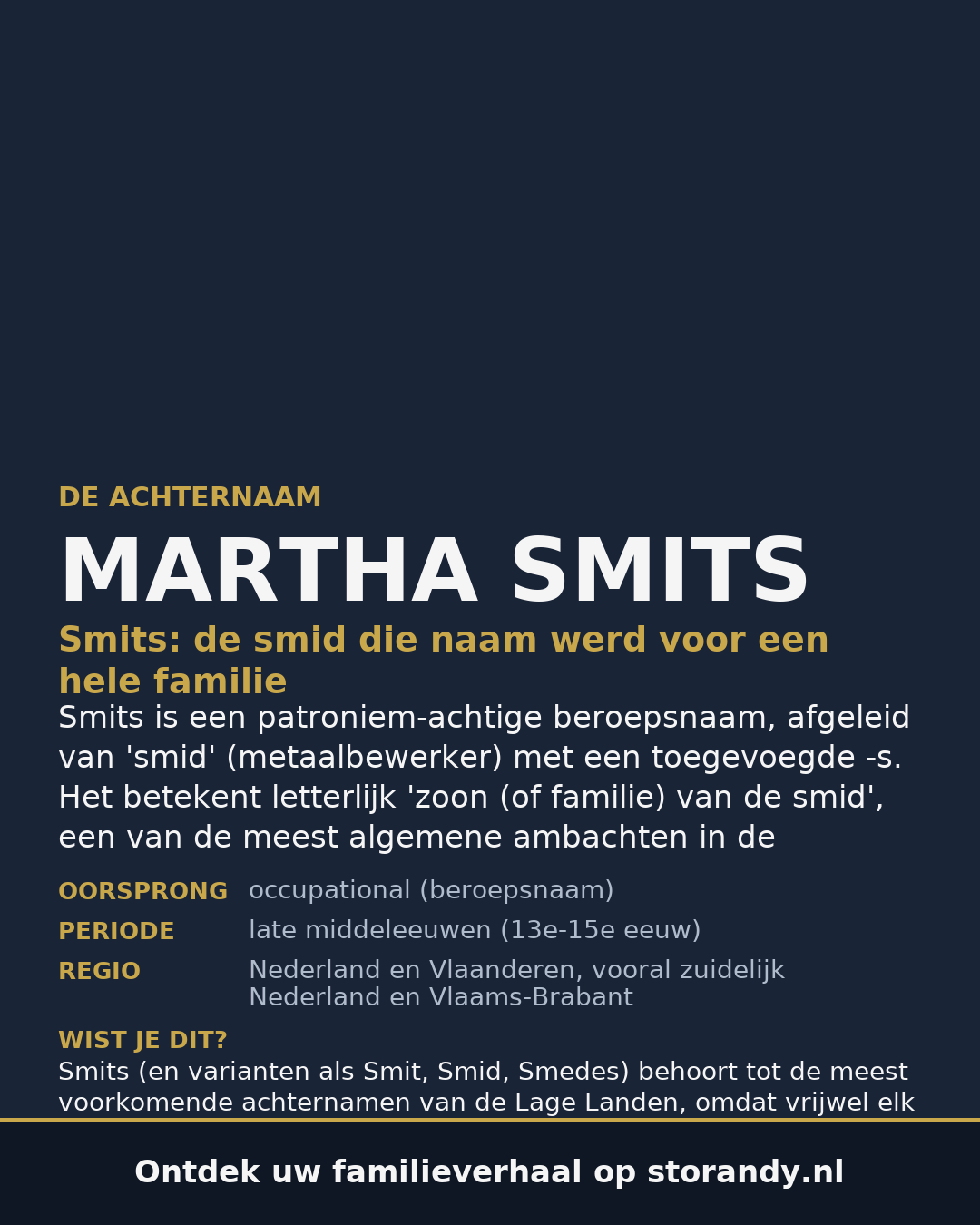 Familiewapen van de achternaam MARTHA SMITS