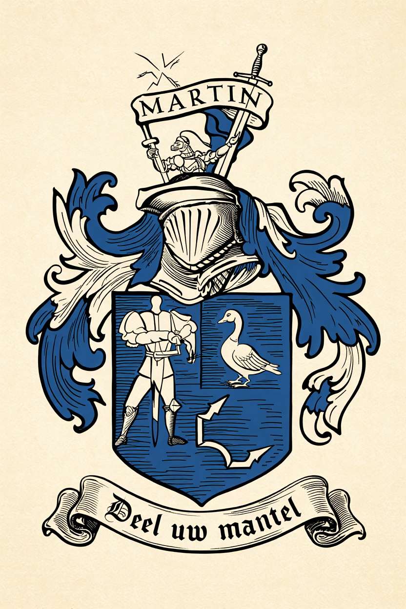 Familiewapen van de achternaam MARTIN