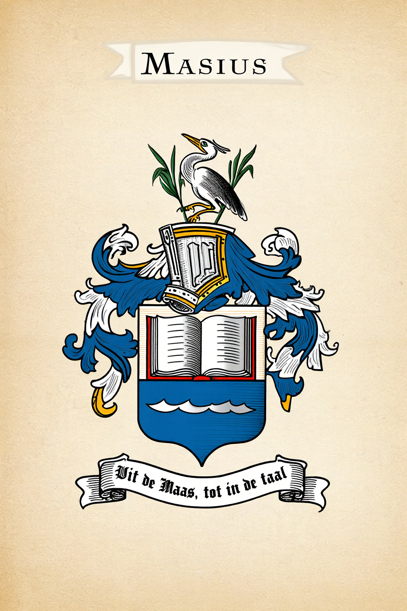 Familiewapen van de achternaam MASIUS (vergrendeld)