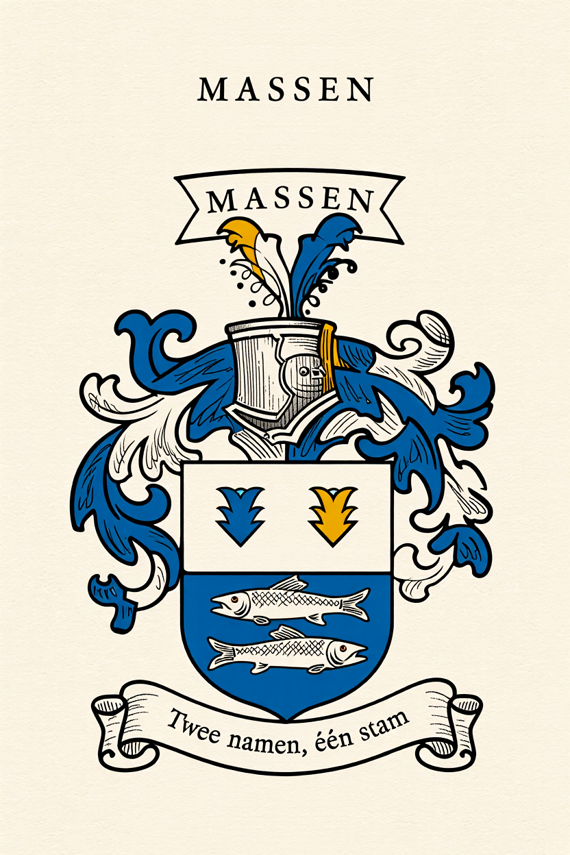 Familiewapen van de achternaam MASSEN