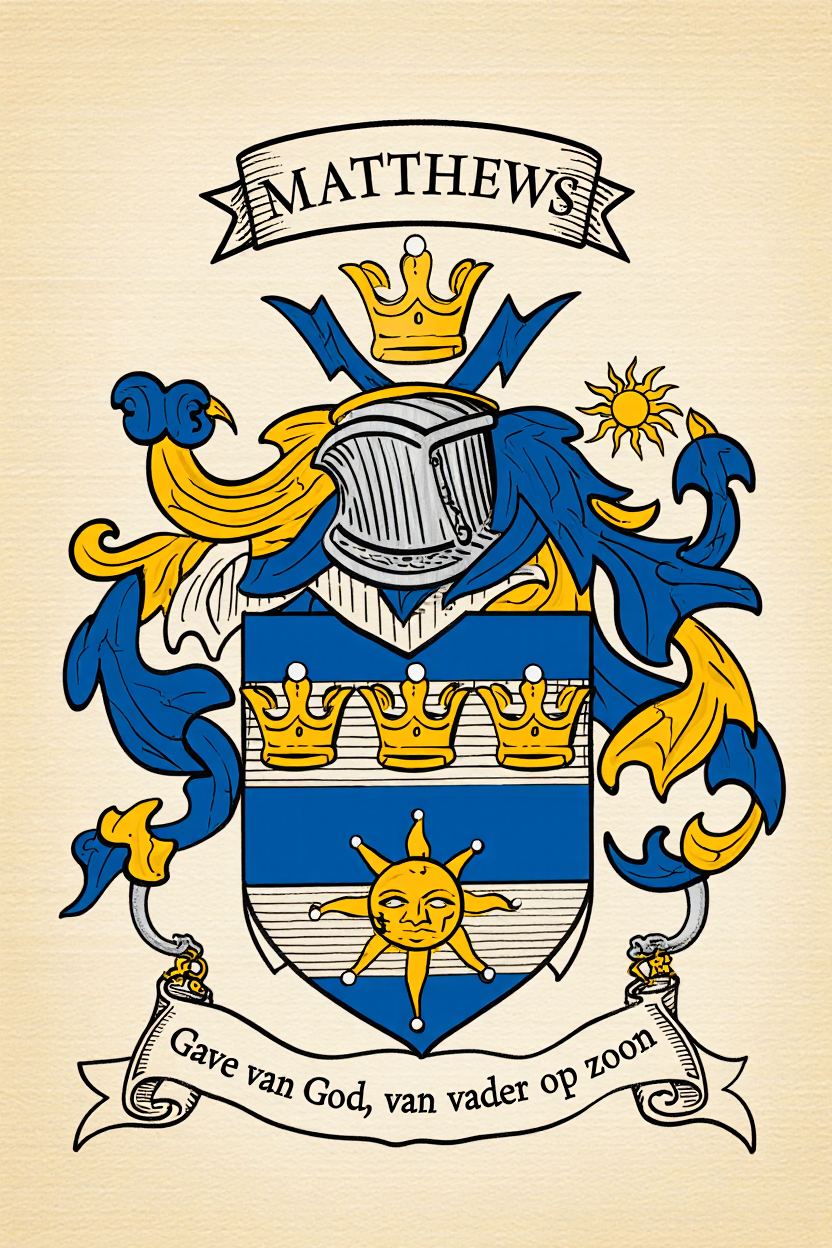 Familiewapen van de achternaam MATTHEWS