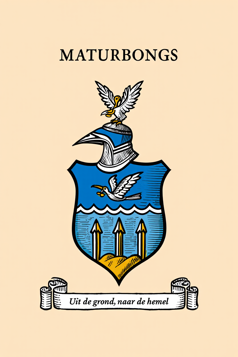 Familiewapen van de achternaam MATURBONGS (vergrendeld)