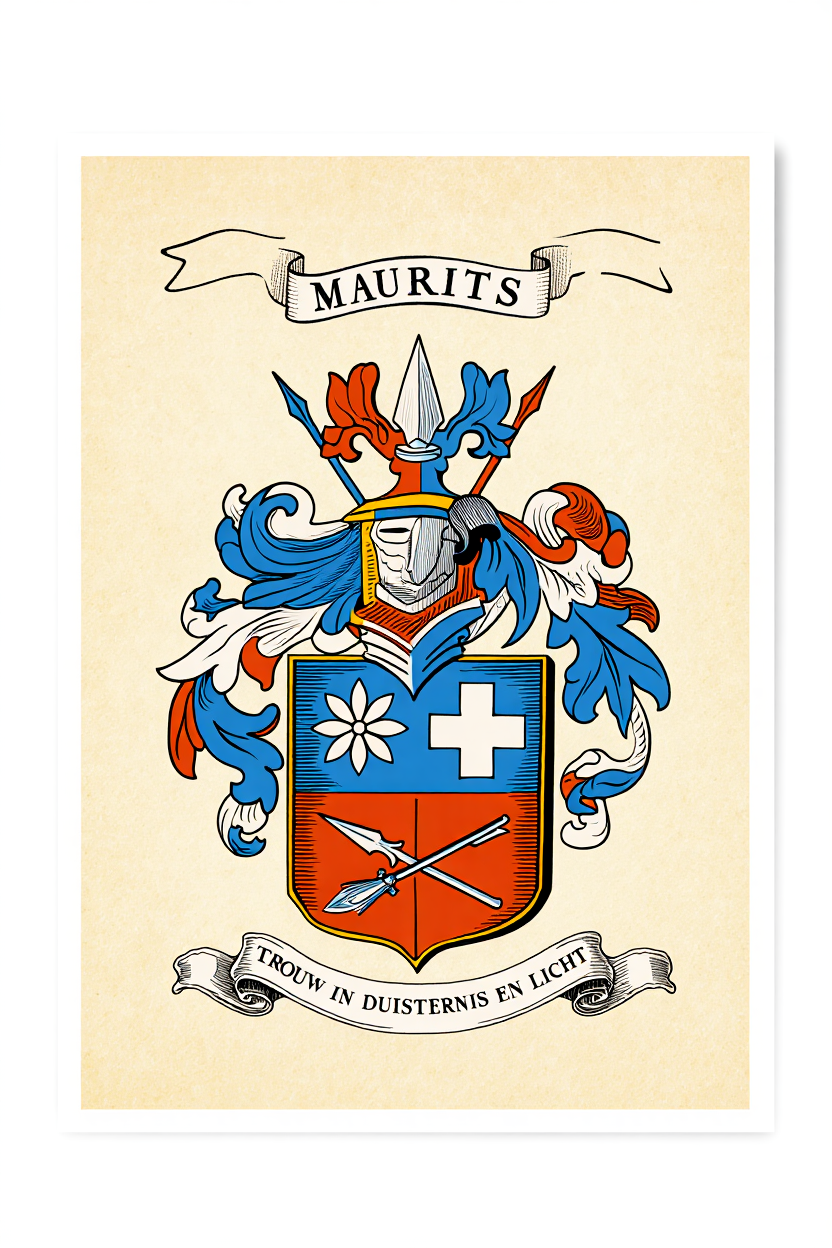 Familiewapen van de achternaam MAURITS (vergrendeld)