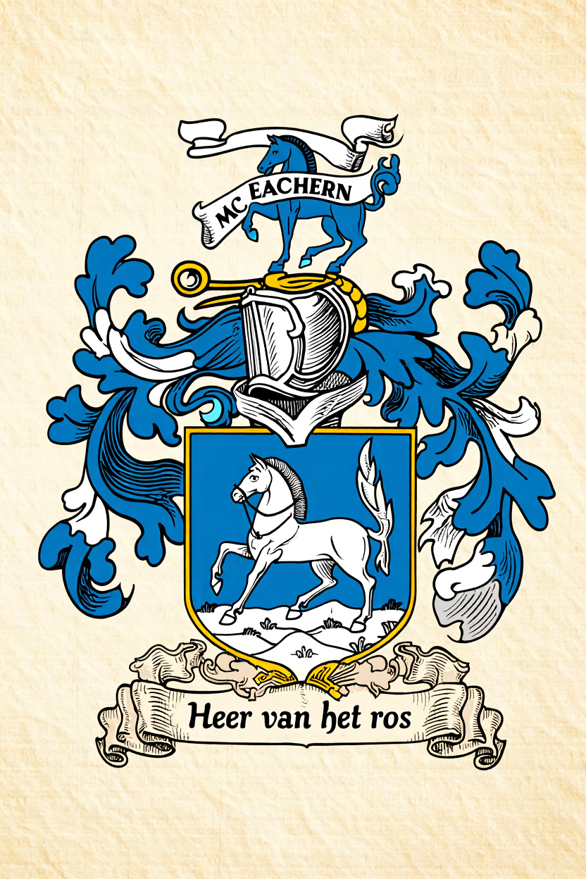Familiewapen van de achternaam MC EACHERN (vergrendeld)