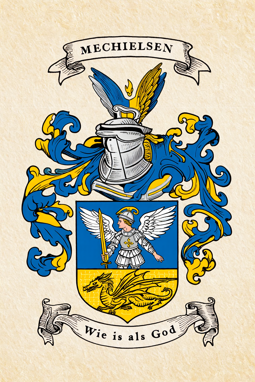 Familiewapen van de achternaam MECHIELSEN