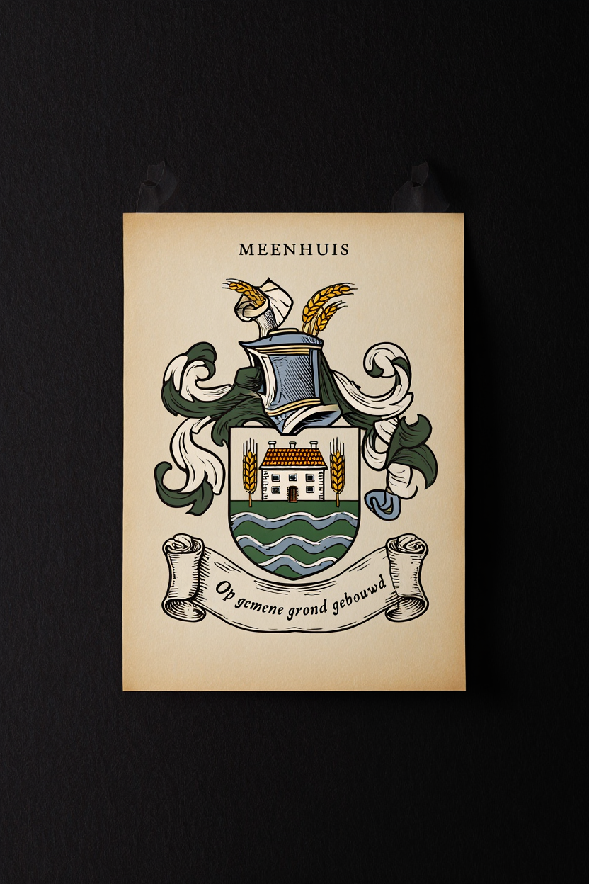 Familiewapen van de achternaam MEENHUIS