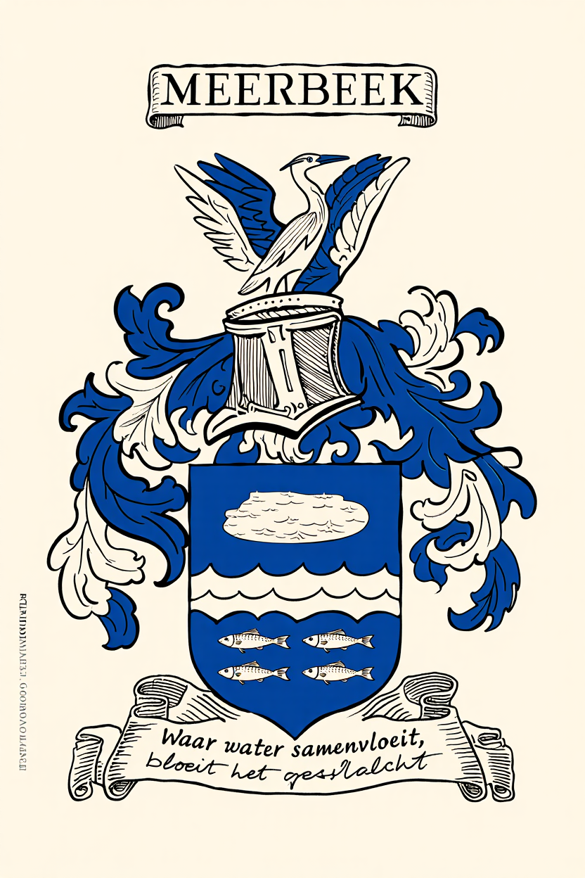 Familiewapen van de achternaam MEERBEEK