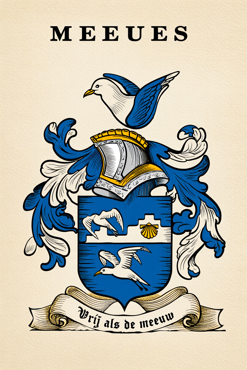 Familiewapen van de achternaam MEEUES