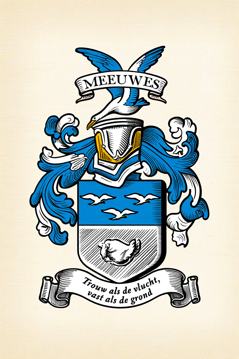 Familiewapen van de achternaam MEEUWES (vergrendeld)