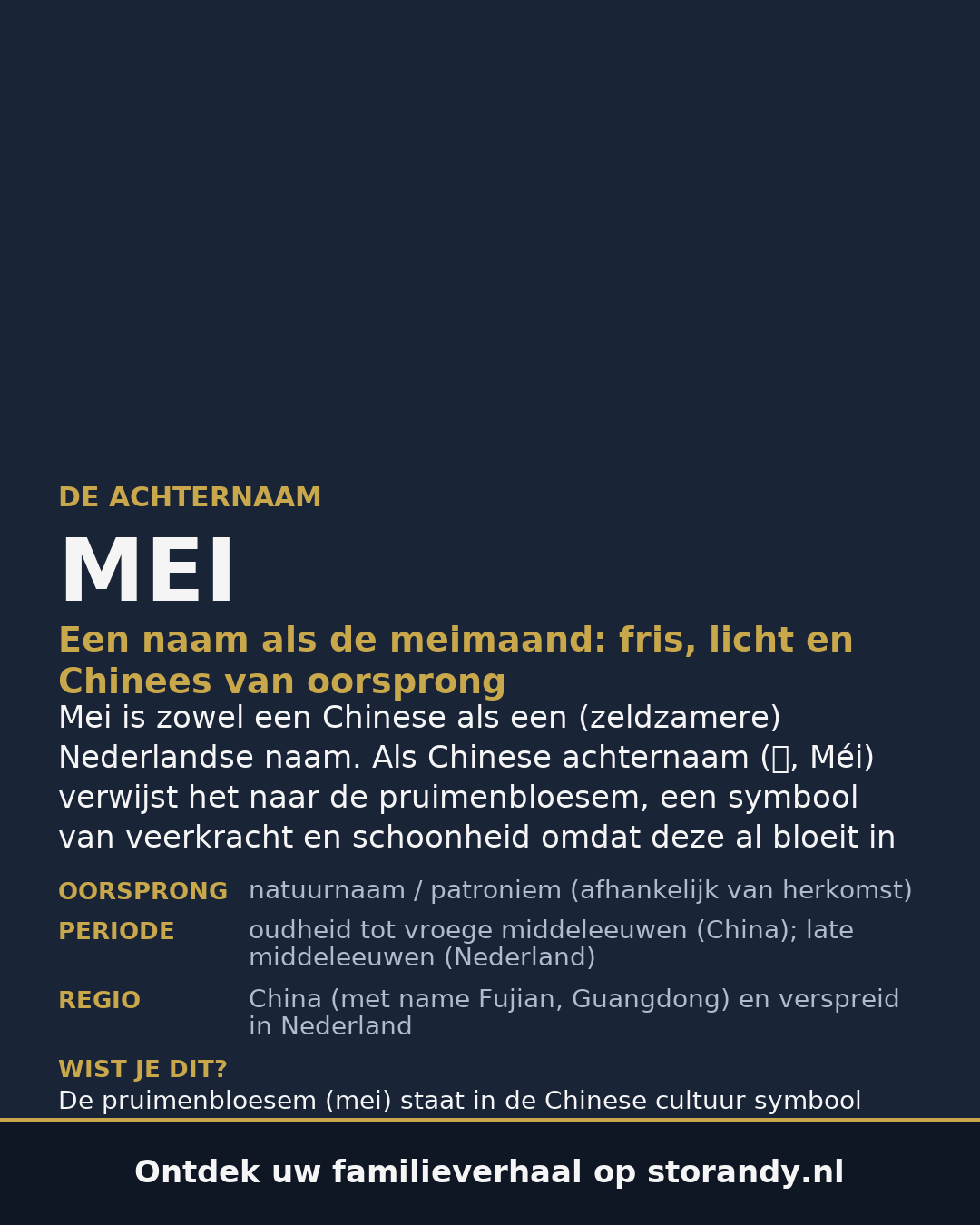 Familiewapen van de achternaam MEI