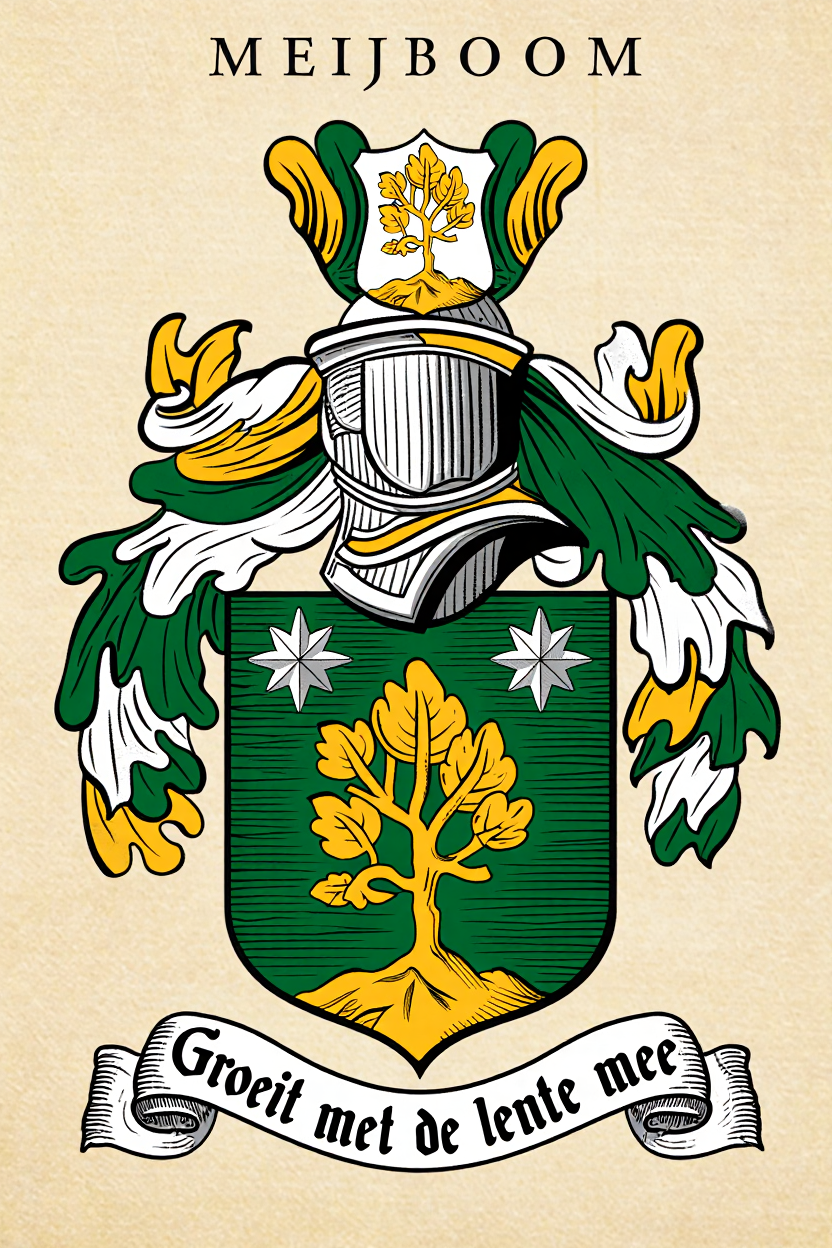 Familiewapen van de achternaam MEIJBOOM