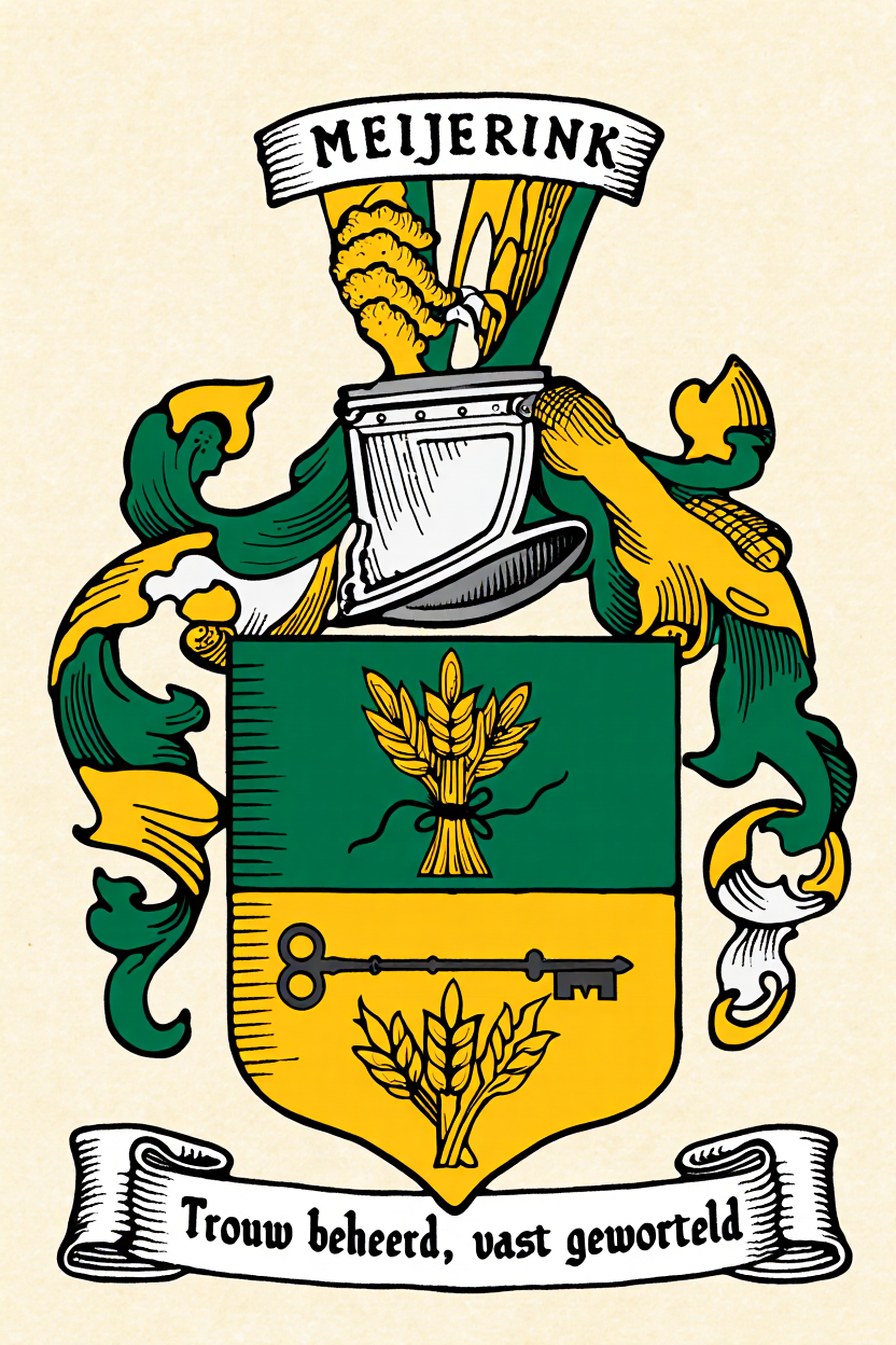 Familiewapen van de achternaam MEIJERINK
