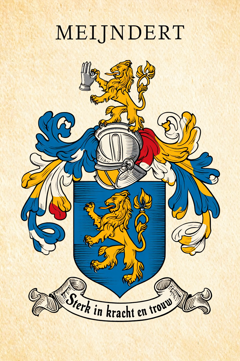 Familiewapen van de achternaam MEIJNDERT