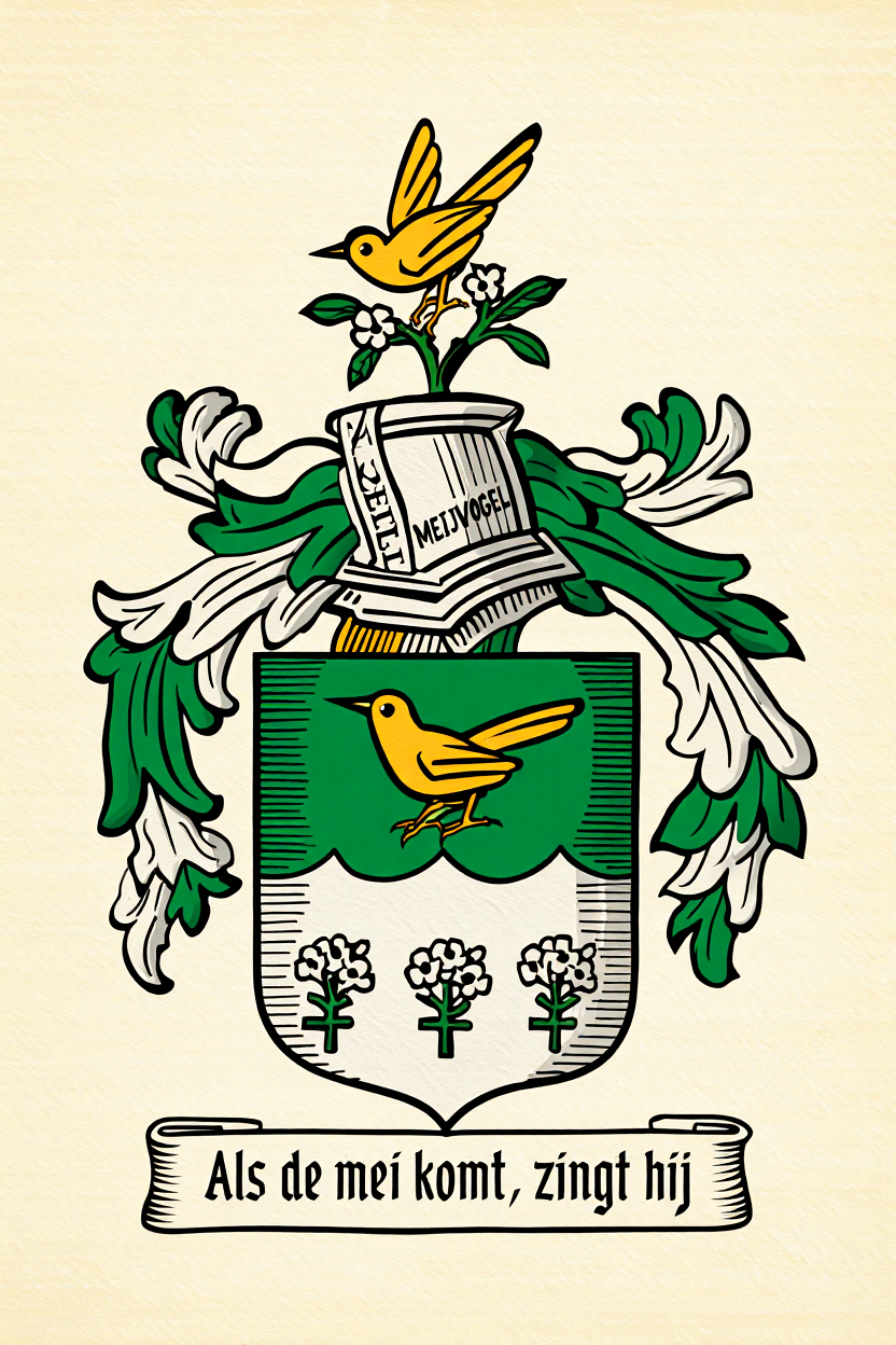 Familiewapen van de achternaam MEIJVOGEL