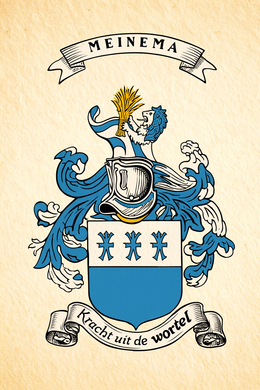 Familiewapen van de achternaam MEINEMA