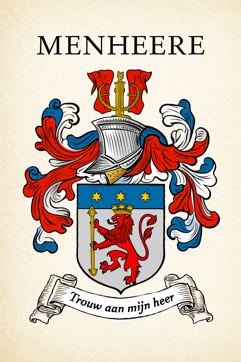 Familiewapen van de achternaam MENHEERE