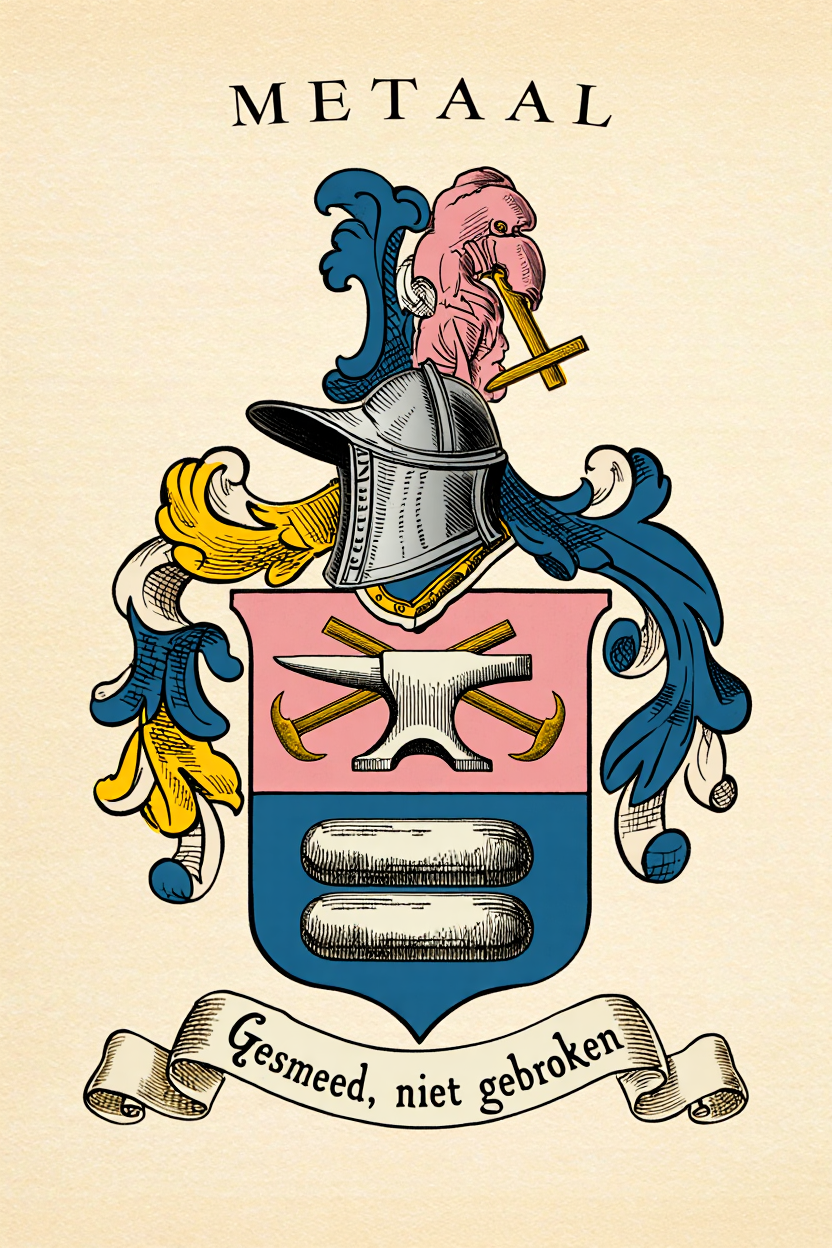 Familiewapen van de achternaam METAAL