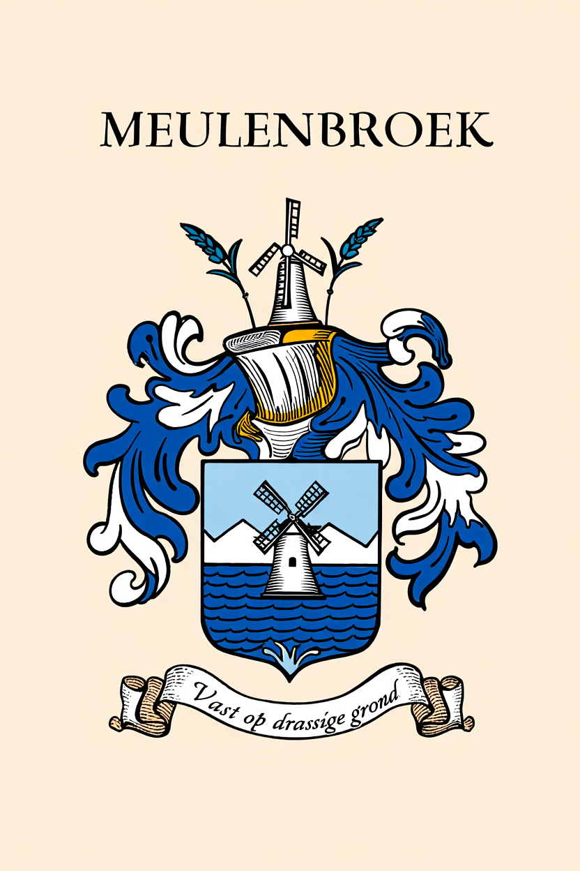 Familiewapen van de achternaam MEULENBROEK