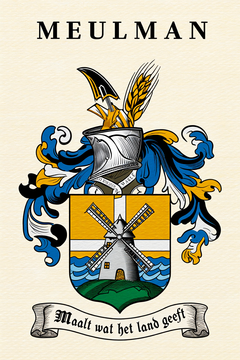 Familiewapen van de achternaam MEULMAN