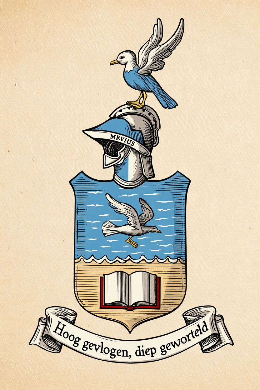 Familiewapen van de achternaam MEVIUS (vergrendeld)