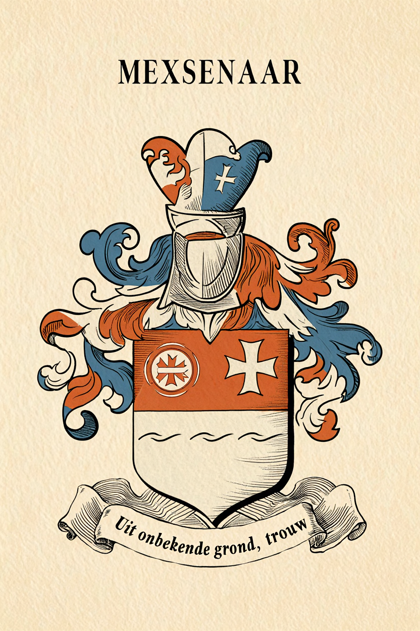 Familiewapen van de achternaam MEXSENAAR