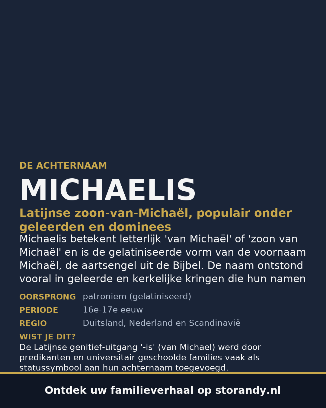 Familiewapen van de achternaam MICHAELIS