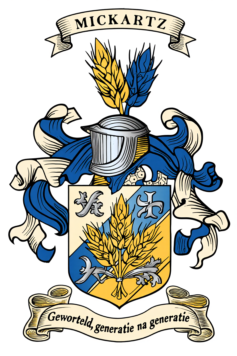 Familiewapen van de achternaam MICKARTZ (vergrendeld)