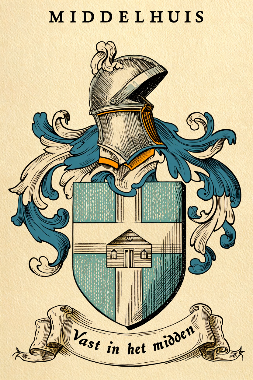 Familiewapen van de achternaam MIDDELHUIS