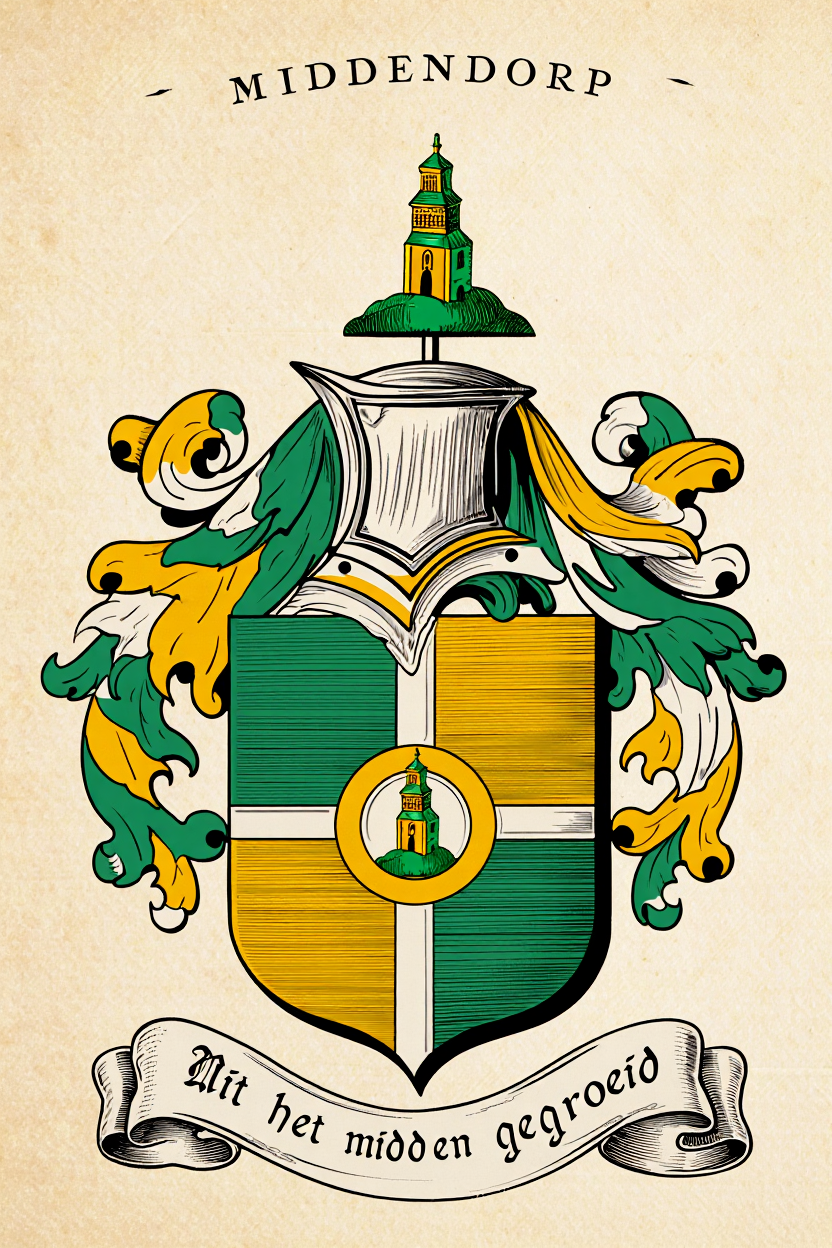 Familiewapen van de achternaam MIDDENDORP