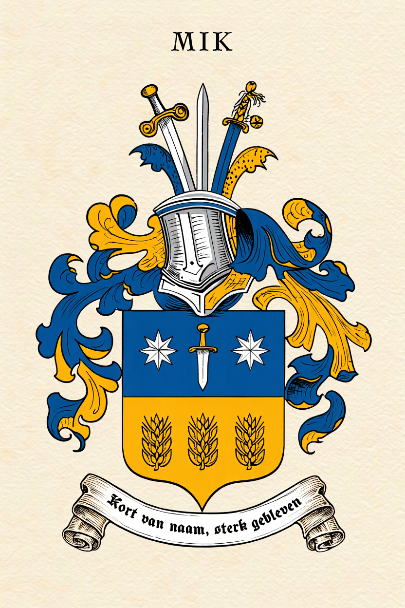 Familiewapen van de achternaam MIK