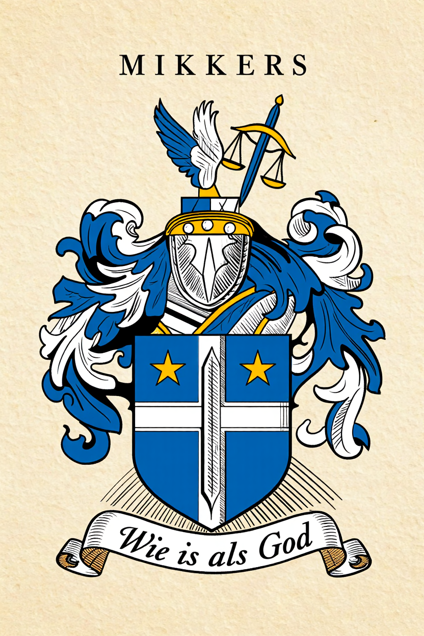 Familiewapen van de achternaam MIKKERS (vergrendeld)