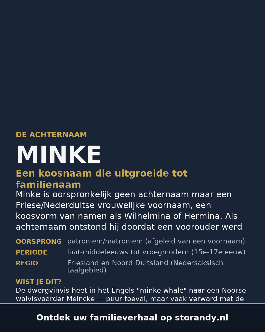 Familiewapen van de achternaam MINKE