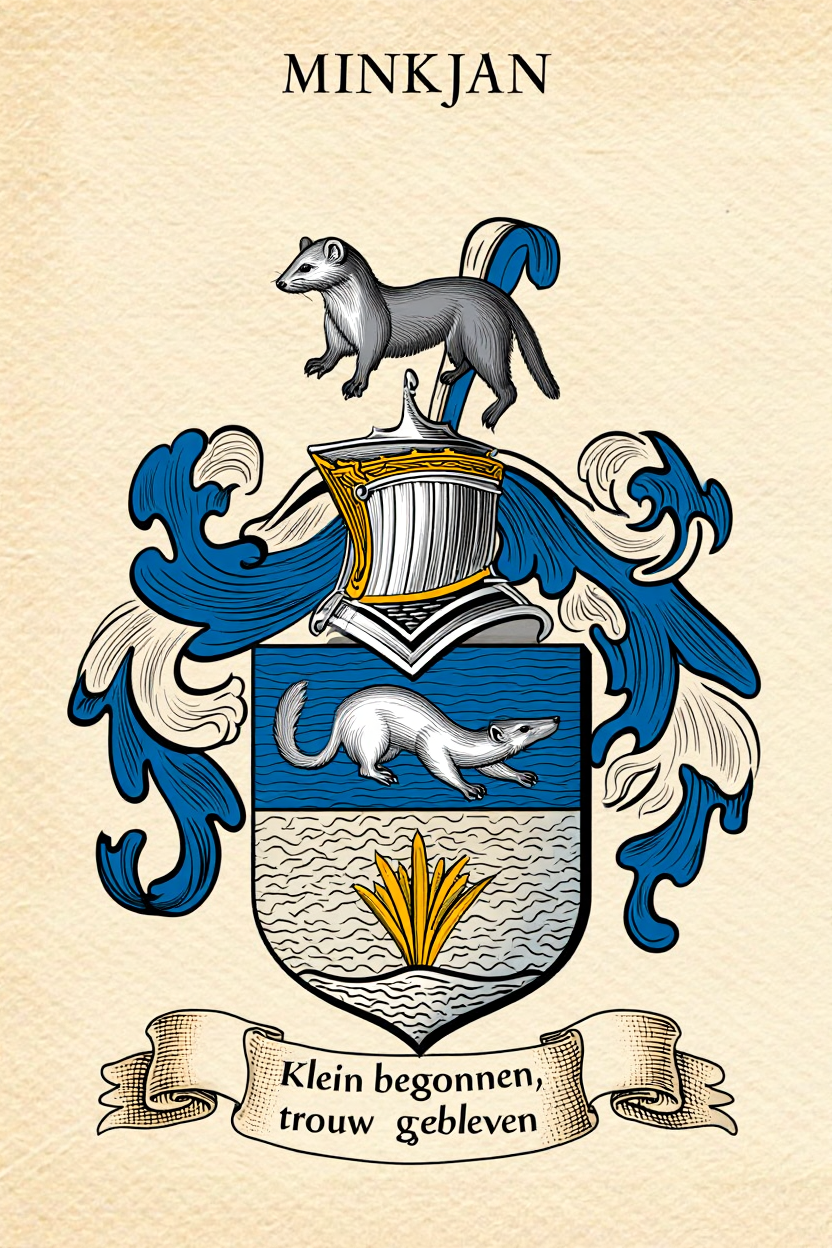 Familiewapen van de achternaam MINKJAN
