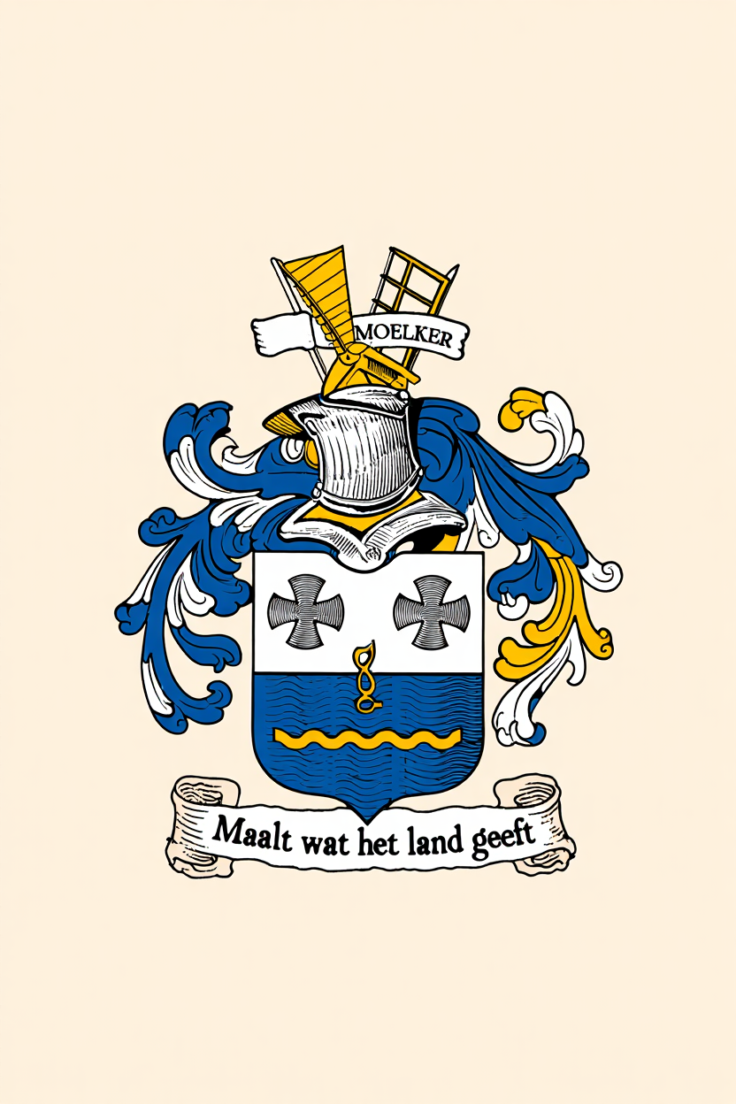 Familiewapen van de achternaam MOELKER