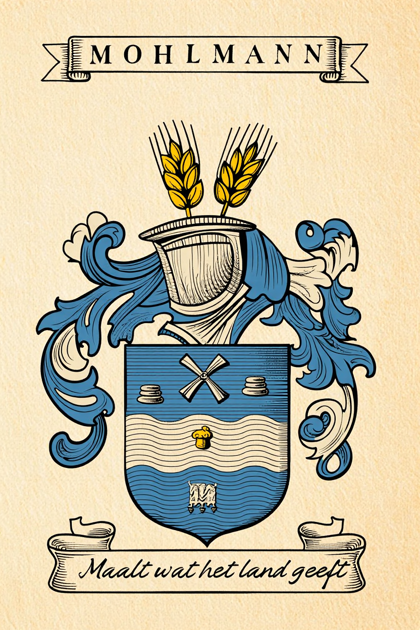 Familiewapen van de achternaam MOHLMANN