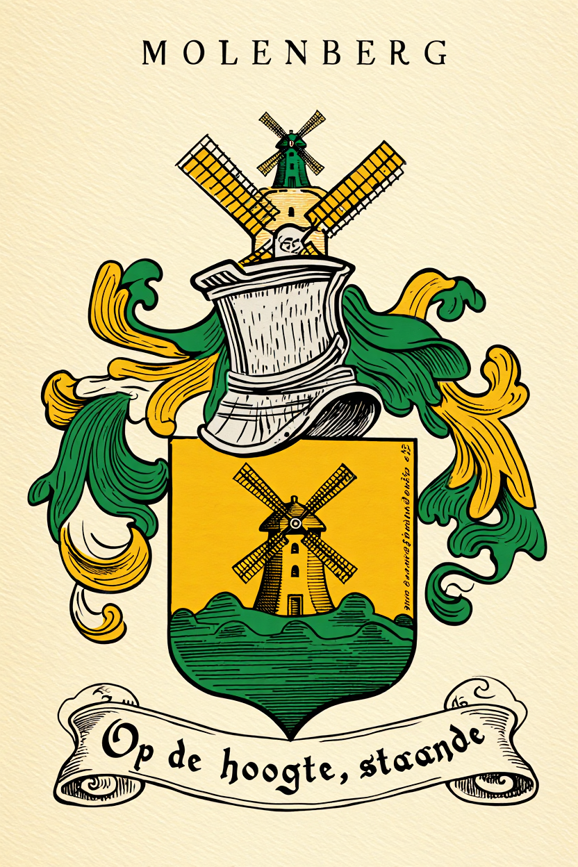 Familiewapen van de achternaam MOLENBERG