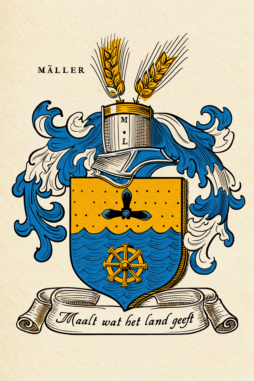 Familiewapen van de achternaam MÖLLER