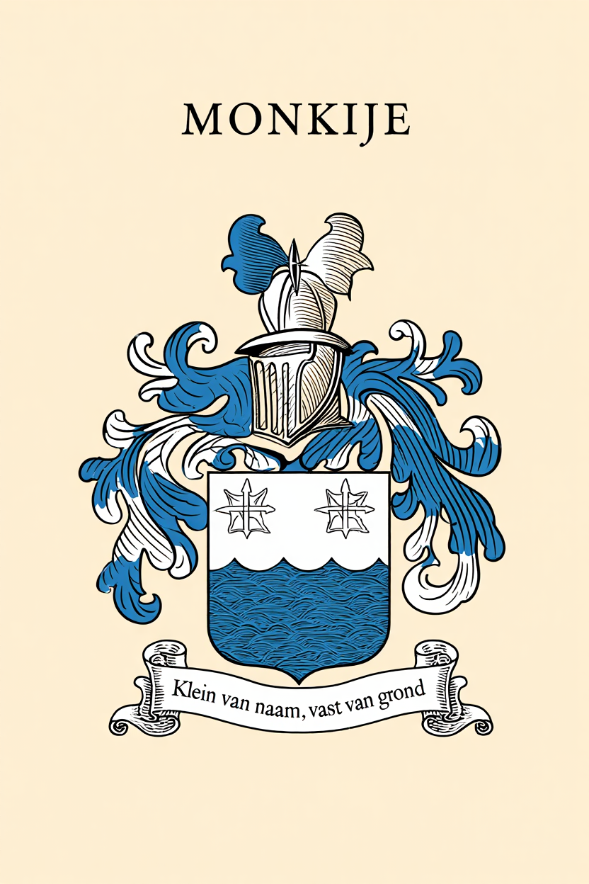 Familiewapen van de achternaam MONKIJE