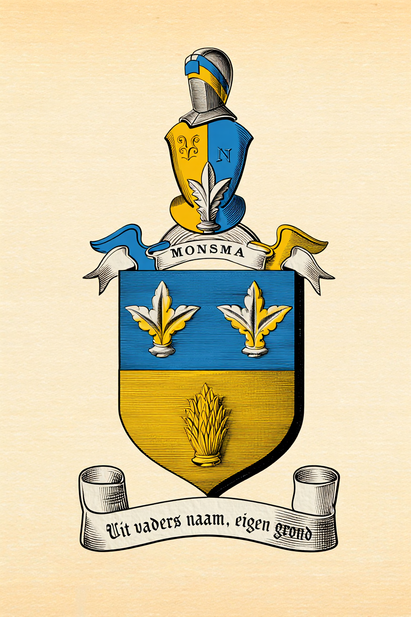 Familiewapen van de achternaam MONSMA