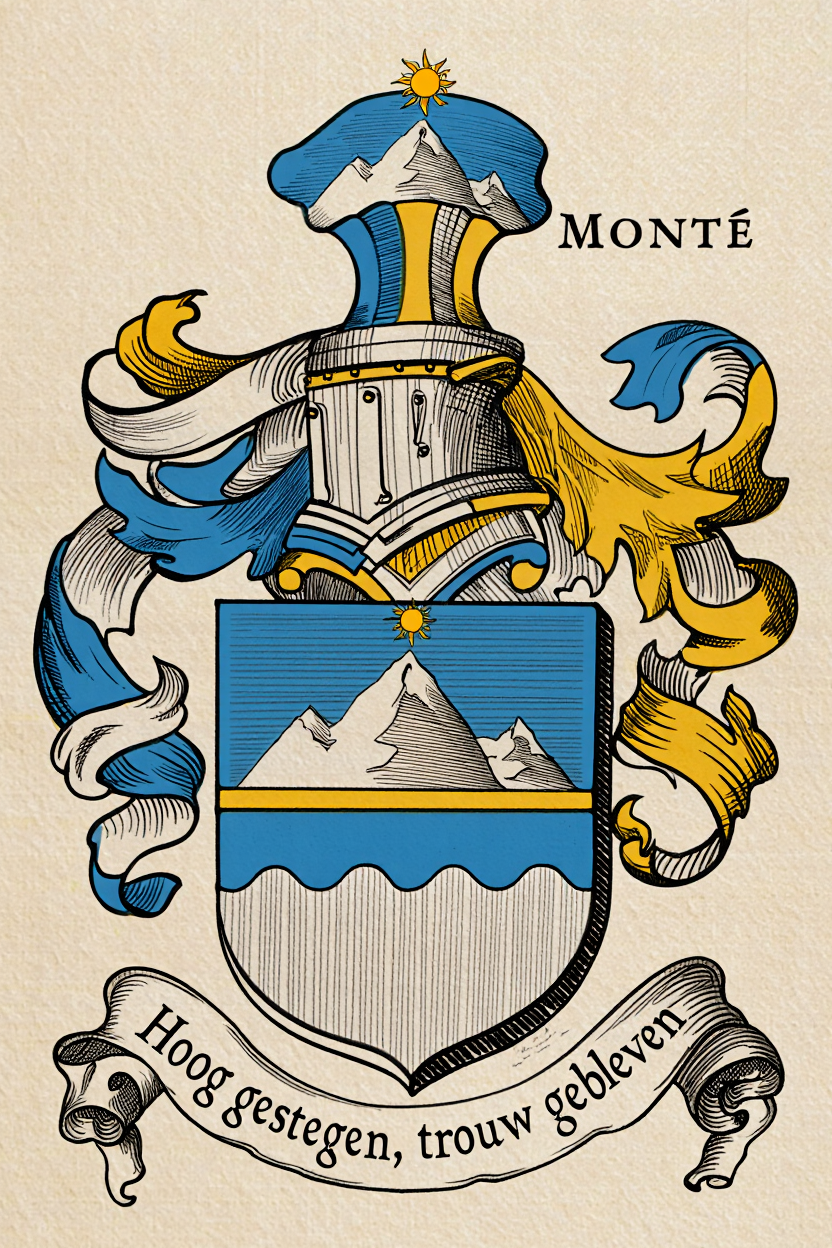 Familiewapen van de achternaam MONTÉ
