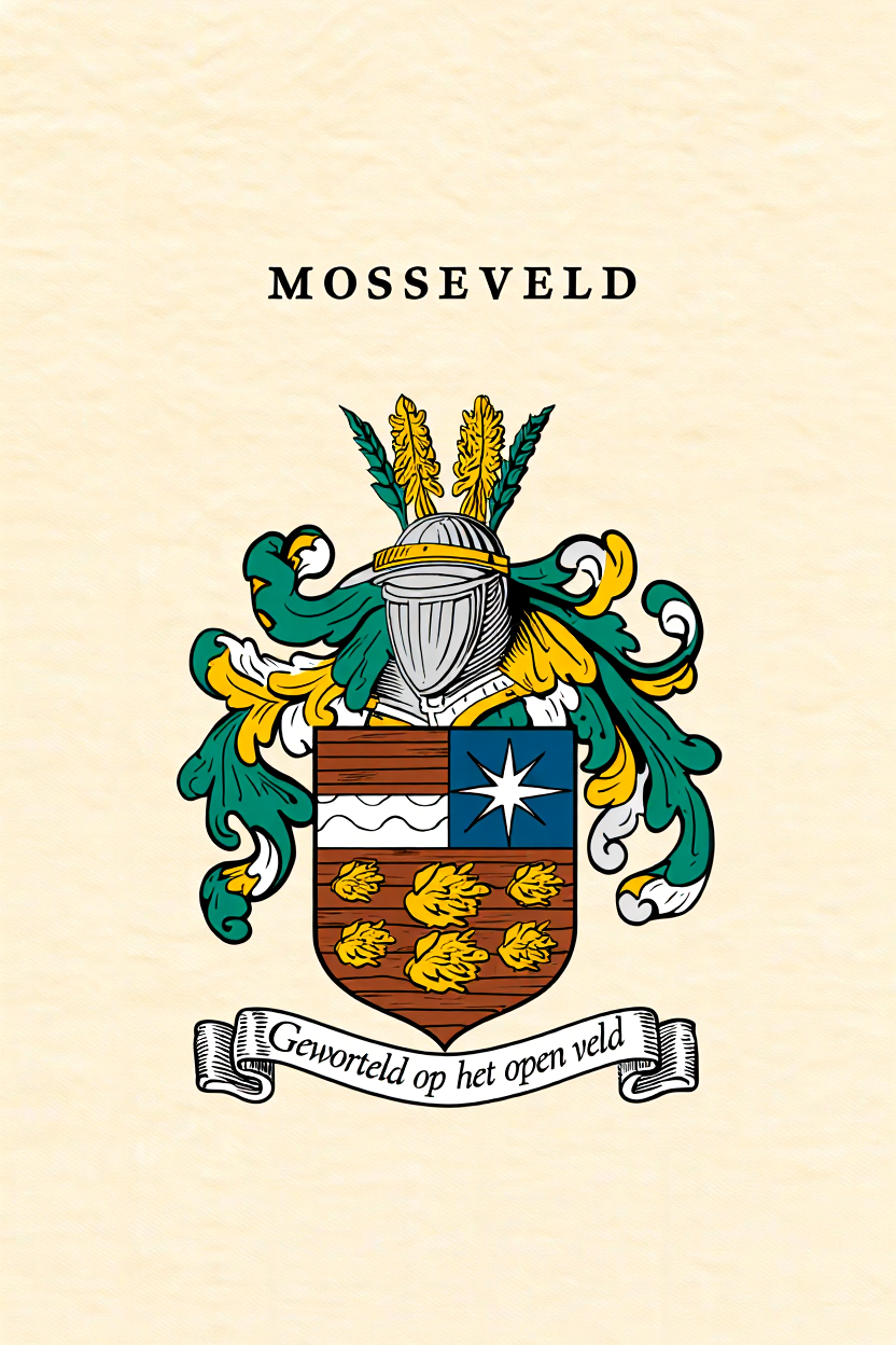 Familiewapen van de achternaam MOSSEVELD