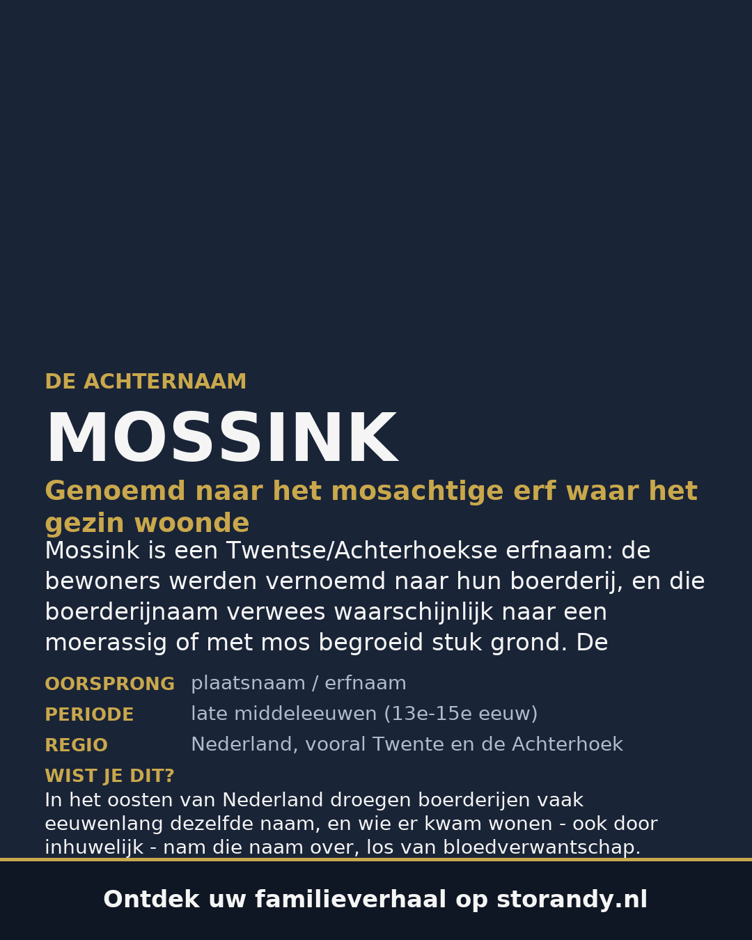 Familiewapen van de achternaam MOSSINK