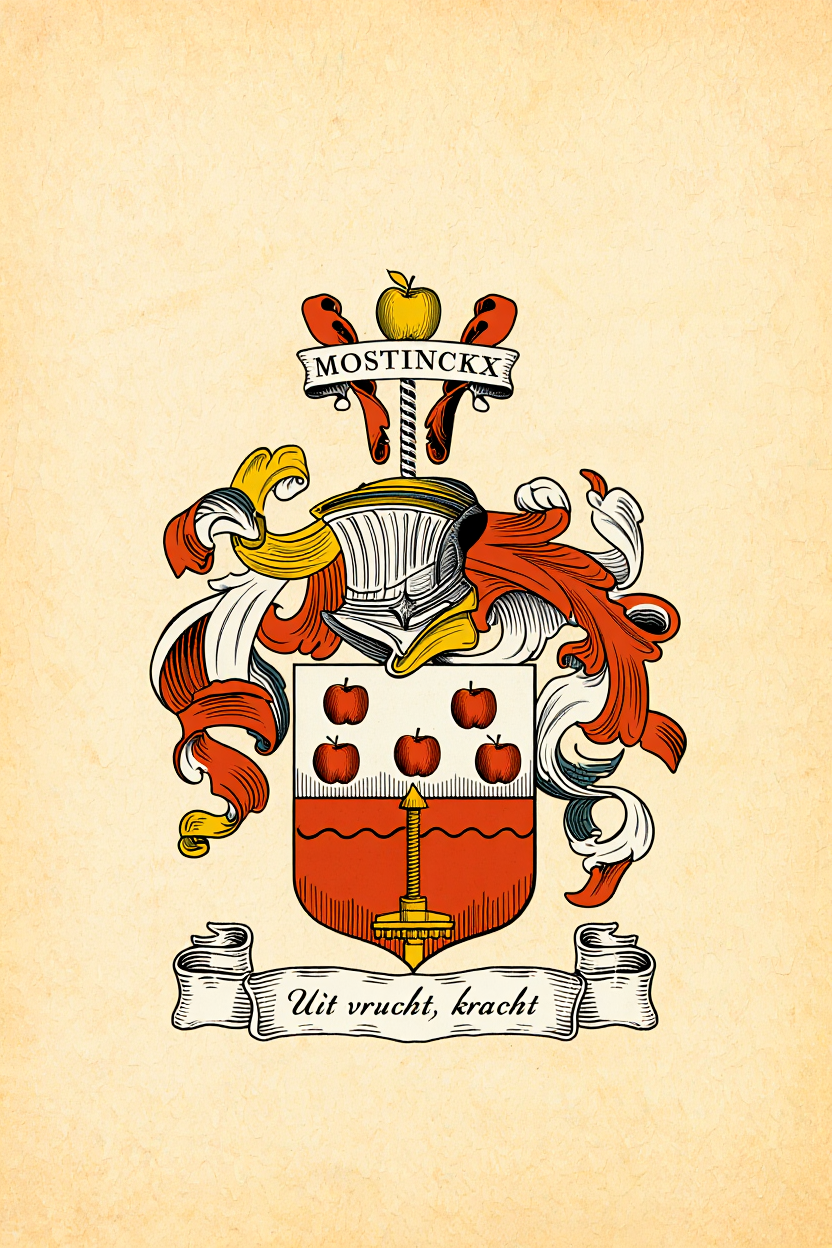 Familiewapen van de achternaam MOSTINCKX