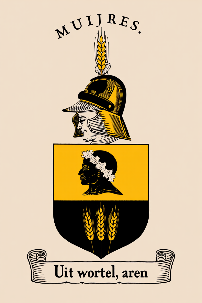 Familiewapen van de achternaam MUIJRES. (vergrendeld)